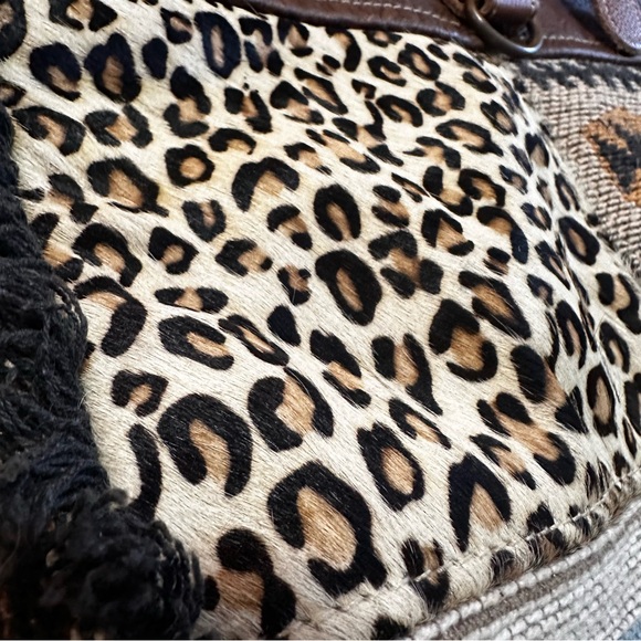 Myra weekender patchwork shoulder bag - Picture 10 of 12